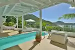 Beautiful 3 bedrooms villa with ocean view, located on the hills of Pointe Milou - picture2 2